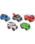 Детска играчка Toy State - Работни коли в града, 5 броя в комплект - 2t