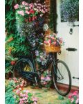 Пъзел Art Puzzle от 500 части - Велосипед и цветя, Саймън Кейн - 2t