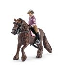 Фигурка Schleich от серията Аксесоари към Животни във фермата: Комплект - за езда на пони (без кон) - 1t