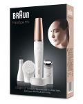 Мултифункционално устройство за лице Braun - FaceSpa Pro 911, бяло - 2t