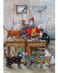 Пъзел Art Puzzle от 260 части - Цветните котки, Марек Брзозовски - 2t