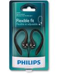Слушалки Philips - Flexible Fit,черни - 2t
