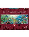 Панорамен пъзел Art Puzzle от 1000 части - Подводен рай - 1t