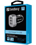 Зарядно за кола Sandberg - Multi Car Charger, USB-A, 36W,черно - 2t