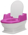 Детска тоалетна чиния Reer - Розова - 1t