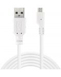 Кабел Sandberg - Micro USB Sync & Charge, бял - 1t
