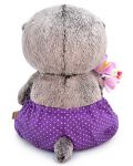 Плюшена играчка Budi Basa - Коте Басик бебе с лилави панталонки, 20 cm - 4t