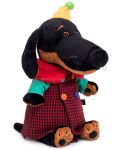 Плюшена играчка Budi Basa - Кученце Ваксон, с цветно палто, 25 cm - 3t