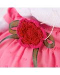 Плюшена играчка Budi Basa - Коте Ли-Ли бебе в рокля с плетено цвете, 20 cm - 4t