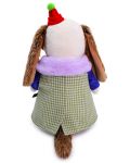 Плюшена играчка Budi Basa - Кученце Бартоломей в шарено палтенце с шапка, 27 cm - 4t