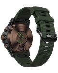 Смарт часовник Coros - Vertix, 1.2", кафяв/зелен - 4t