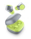 Безжични слушалки Cellularline - Evade, TWS, Lime - 1t