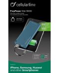 Портативна батерия Cellularline - FreePower Slim, 5000 mAh, синя - 3t
