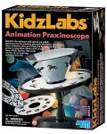 Творчески комплект 4M KidzLabs - Праксиноскоп, създай си анимация - 1t