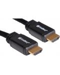 Кабел Sandberg HDMI 2.0, 1 m, черен - 3t