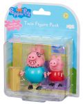 Комплект фигурки Peppa Pig - 2 фигурки с декор, асортимент - 1t