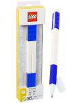 Комплект гел химикалки Lego Wear -  С Lego елементи 2 броя, сини - 1t