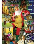 Пъзел Cobble Hill от 1000 части - Работилницата на Дядо Коледа, Том Нюсъм - 2t