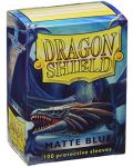 Dragon Shield Standard Sleeves - Сини, матови (100 бр.) - 1t