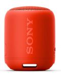 Портативна колонка Sony - SRS-XB12, червена - 1t