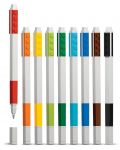 Комплект гел химикалки Lego - С Lego елементи, 12 броя, цветни - 2t