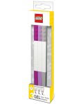 Комплект гел химикалки Lego Wear - С Lego елементи,  3 броя, цветни - 3t