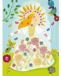 Творчески комплект за декориране с печати Djeco – Принцесите на цветята - 2t