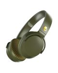 Безжични слушалки с микрофон Skullcandy - Riff Wireless, Moss/Olive - 1t