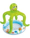 Детски надуваем басейн Intex - Октопод, със сенник - 1t