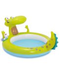 Детски надуваем басейн Intex - Крокодил, с пръскалка - 1t