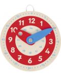 Дървен часовник Goki - Научи времето - 1t