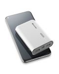 Портативна батерия Cellularline - PowerTank, 10000 mAh, бяла - 1t