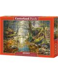 Пъзел Castorland от 2000 части - Със спомен за есенна гора, Греъм Туайфорд - 1t