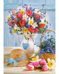 Пъзел Castorland от 500 части - Пролет във ваза с цветя - 2t