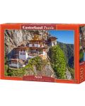 Пъзел Castorland от 500 части - Гледка от Паро Такцанг, Бутан - 1t
