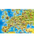 Пъзел Castorland от 100 части - Карта на Европа - 2t