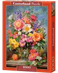 Пъзел Castorland от 1000 части - Юнски цветя, Алберт Уилямс - 1t
