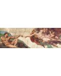 Панорамен пъзел Eurographics от 750 части – Създаването на Адам, Микеланджело - 2t