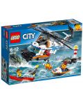 Конструктор Lego City – Тежкотоварен спасителен хеликоптер (60166) - 1t