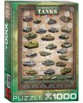 Пъзел Eurographics от 1000 части –  Историята на танковете - 1t