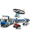 Конструктор Lego City Police - Полицейски превоз с хеликоптер (60244) - 4t