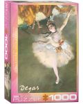 Пъзел Eurographics от 1000 части – Бяла Балерина, Едгар Дега - 1t
