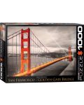 Пъзел Eurographics от 1000 части – Мостът Голдън Гейт, Сан Франциско - 1t