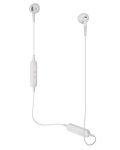 Безжични слушалки с микрофон Audio-Technica - ATH-C200BT, бели - 1t