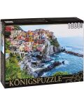 Пъзел Königspuzzle от 1000 части -  Манарола, Италия - 1t