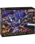 Пъзел Königspuzzle от 1000 части - Нощен Лас Вегас - 1t