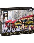 Пъзел Königspuzzle от 1000 части - Дъжд в Ню Йорк - 1t