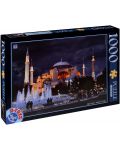 Пъзел D-Toys от 1000 части - Църквата Света София, Истанбул - 1t