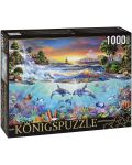 Пъзел Königspuzzle от 1000 части - Подводен свят - 1t