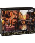 Пъзел Königspuzzle от 1000 части - Вечер във Венеция - 1t